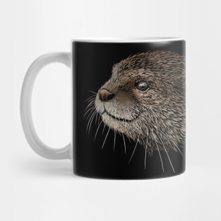 Awesome Pencil Artwork Otter Drawing Mug